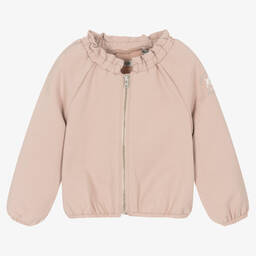 آي كيه كيه إس-Dusky Pink Cotton Zip-Up Top | Childrensalon Outlet