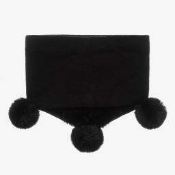 آي كيه كيه إس-سنود محبوك لون أسود للبنات | Childrensalon Outlet