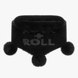 آي كيه كيه إس-سنود محبوك لون أسود للبنات | Childrensalon Outlet