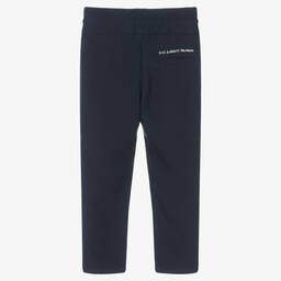 IKKS-Girls Blue Crêpe Trousers | Childrensalon Outlet