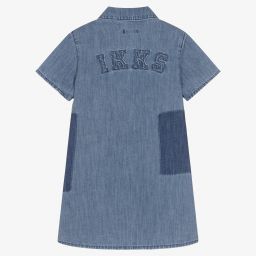 IKKS-Голубое джинсовое платье для девочек | Childrensalon Outlet