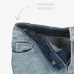 IKKS-Girls Blue Denim Skirt | Childrensalon Outlet