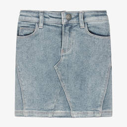 IKKS-Girls Blue Denim Skirt | Childrensalon Outlet