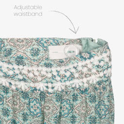 IKKS-Girls Blue Mosaic Modal Skirt | Childrensalon Outlet