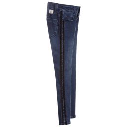 IKKS-Girls Blue Skinny Fit Jeans | Childrensalon Outlet