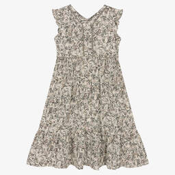 IKKS-Girls Butterfly Print Dress | Childrensalon Outlet