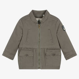 IKKS-Girls Green Military Jacket | Childrensalon Outlet