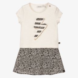 IKKS-Girls Ivory Cotton Skirt Set | Childrensalon Outlet