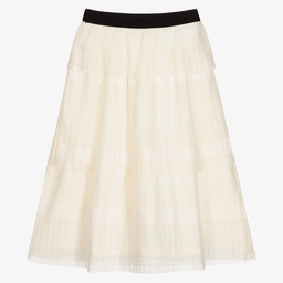 IKKS-Girls Ivory Maxi Skirt | Childrensalon Outlet