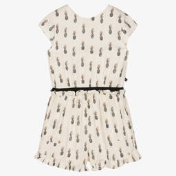 IKKS-Girls Ivory Pineapple Playsuit | Childrensalon Outlet