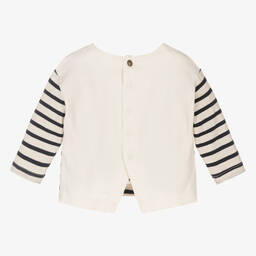 IKKS-Топ в синюю матросскую полоску для девочек | Childrensalon Outlet