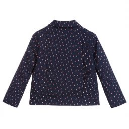 IKKS-Girls Navy Blue Jacket | Childrensalon Outlet