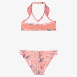 IKKS-Girls Pink Ruffle Bikini  | Childrensalon Outlet
