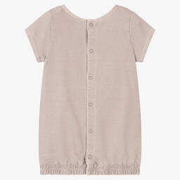 IKKS-Girls Purple Cotton Jersey Dress | Childrensalon Outlet