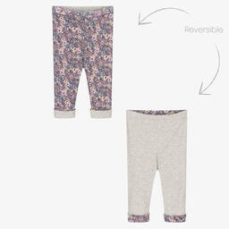 IKKS-Girls Reversible Cotton Leggings | Childrensalon Outlet