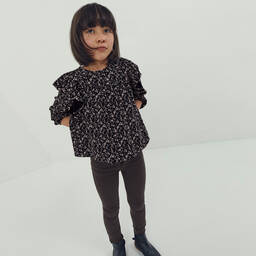 IKKS-Girls Skinny Black Denim Jeans | Childrensalon Outlet