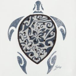 IKKS-Girls White Cotton T-Shirt | Childrensalon Outlet