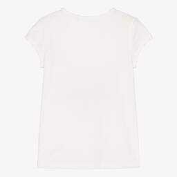 IKKS-Girls White Wonder Woman T-Shirt | Childrensalon Outlet