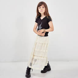 IKKS-Grey Lightning Bolt T-Shirt | Childrensalon Outlet