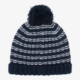 IKKS-Navy Blue Hat & Snood Set | Childrensalon Outlet