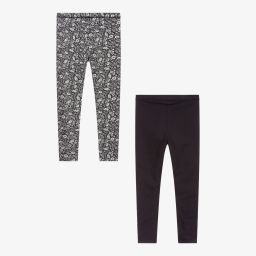 IKKS-Navy Blue Reversible Leggings | Childrensalon Outlet