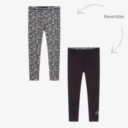 IKKS-Navy Blue Reversible Leggings | Childrensalon Outlet