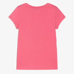 IKKS-Pink Side Knot T-Shirt | Childrensalon Outlet