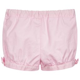 Il Gufo-Baby Girls Pink Shorts | Childrensalon Outlet