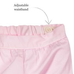 Il Gufo-Baby Girls Pink Shorts | Childrensalon Outlet