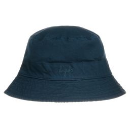 Il Gufo-Blue Cotton Sun Hat | Childrensalon Outlet