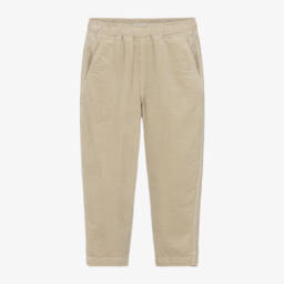 Il Gufo-Boys Beige Corduroy Slacks | Childrensalon Outlet