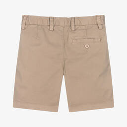 Il Gufo-Бежевые хлопковые шорты-бермуды | Childrensalon Outlet