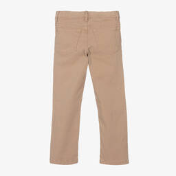 Il Gufo-Boys Beige Cotton Jeans | Childrensalon Outlet