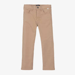 Il Gufo-Boys Beige Cotton Jeans | Childrensalon Outlet