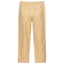Il Gufo-Boys Beige Cotton Trousers | Childrensalon Outlet