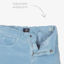Il Gufo-Boys Blue Corduroy Trousers | Childrensalon Outlet
