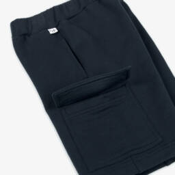 Il Gufo-Boys Blue Cotton Adventure Shorts | Childrensalon Outlet