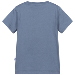 Il Gufo-Boys Blue Cotton T-Shirt | Childrensalon Outlet