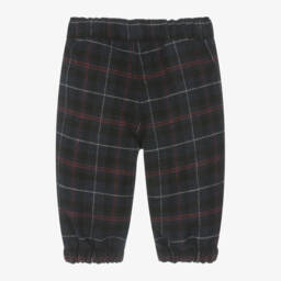 Il Gufo-Boys Blue Plaid Pull-On Trousers | Childrensalon Outlet