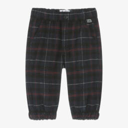 Il Gufo-Boys Blue Plaid Pull-On Trousers | Childrensalon Outlet