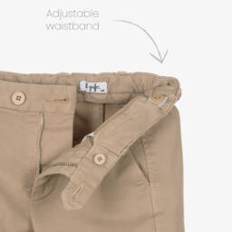Il Gufo-Boys Cotton Beige Trousers | Childrensalon Outlet