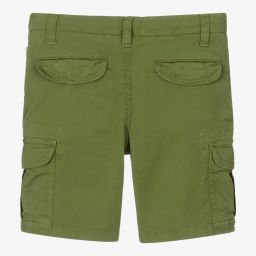 Il Gufo-Зеленые шорты карго для мальчиков | Childrensalon Outlet