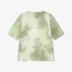 Il Gufo-Boys Green Tie-Dye Cotton Pullover | Childrensalon Outlet