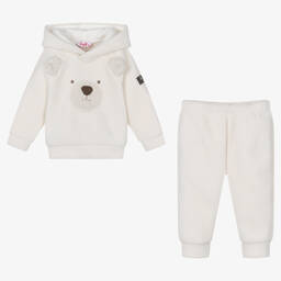 Il Gufo-بدلة رياضية أطفال ولادي فليس لون عاجي | Childrensalon Outlet