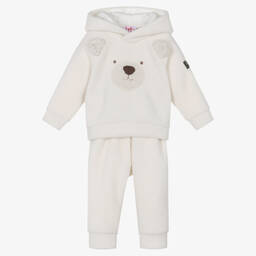 Il Gufo-بدلة رياضية أطفال ولادي فليس لون عاجي | Childrensalon Outlet