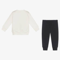 إيل غوفو-تراكسوت أطفال ولادي قطن جيرسي لون عاجي وكحلي | Childrensalon Outlet