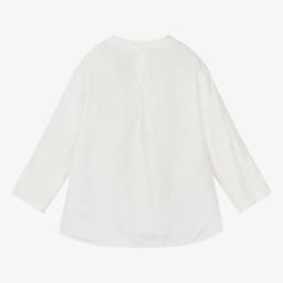 Il Gufo-قميص كتان لون عاجي للأولاد | Childrensalon Outlet