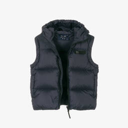 Il Gufo-Boys Navy Blue Down Puffer Jacket | Childrensalon Outlet
