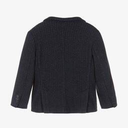 Il Gufo-Синий блейзер в тонкую полоску | Childrensalon Outlet