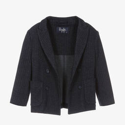 Il Gufo-Синий блейзер в тонкую полоску | Childrensalon Outlet